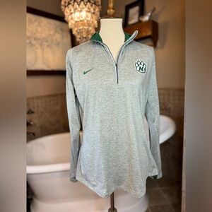 Nike dri-fit size large northwest Missouri bearcat quarter zip pull over